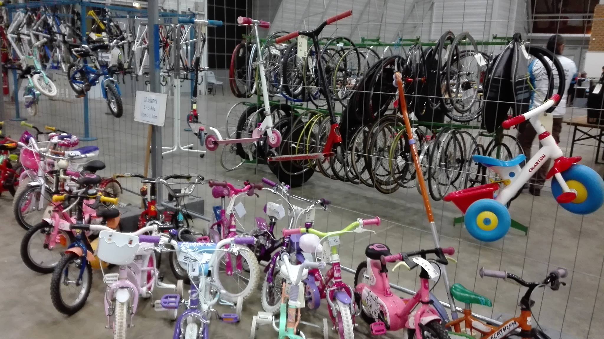 Les vélos enfants à la bourse aux vélos - toujours un grand choix