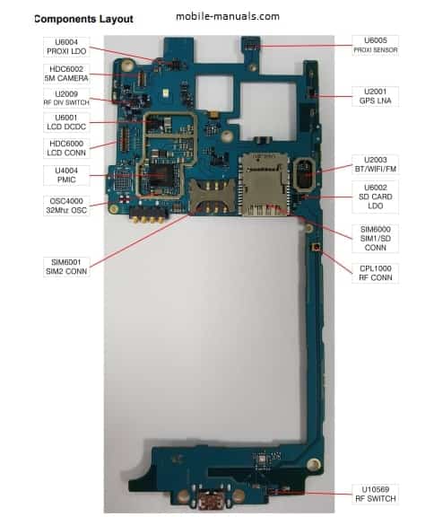 Samsung J7 Prime Motherboard Diagram