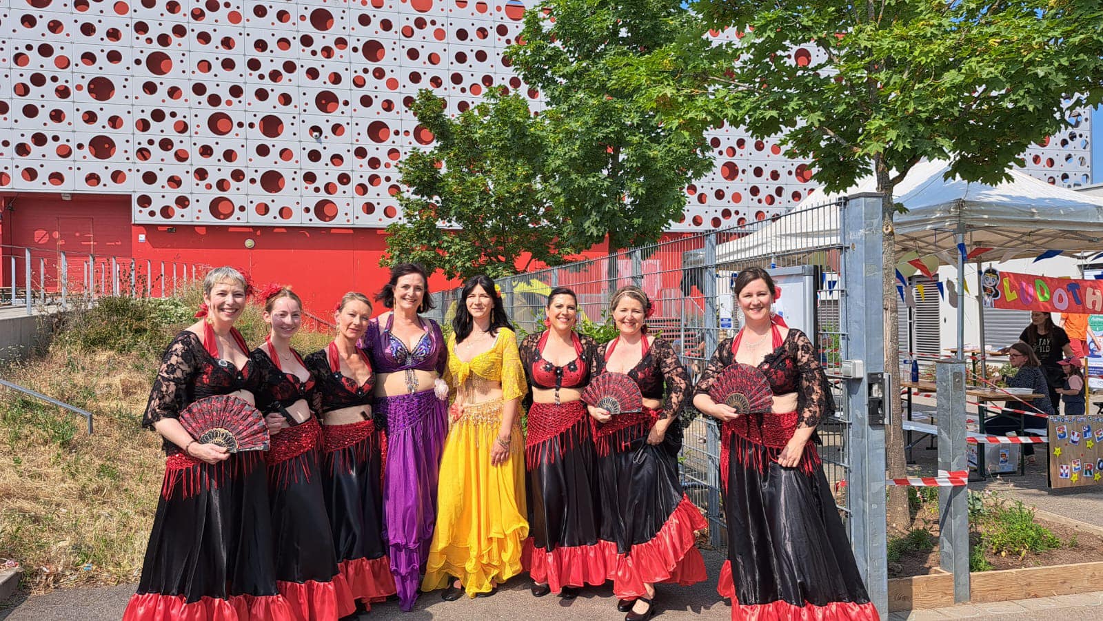 Le groupe du mercredi à la fête du quartier du Centre Europe de Colmar