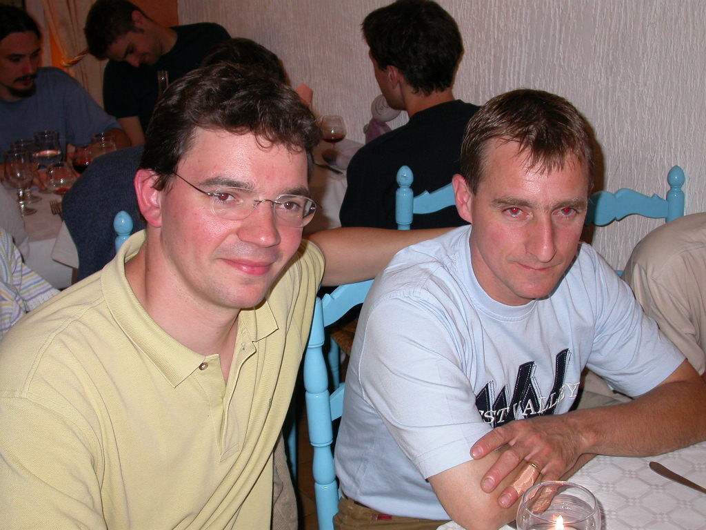 Sébastien à gauche et Robert Malhouitre