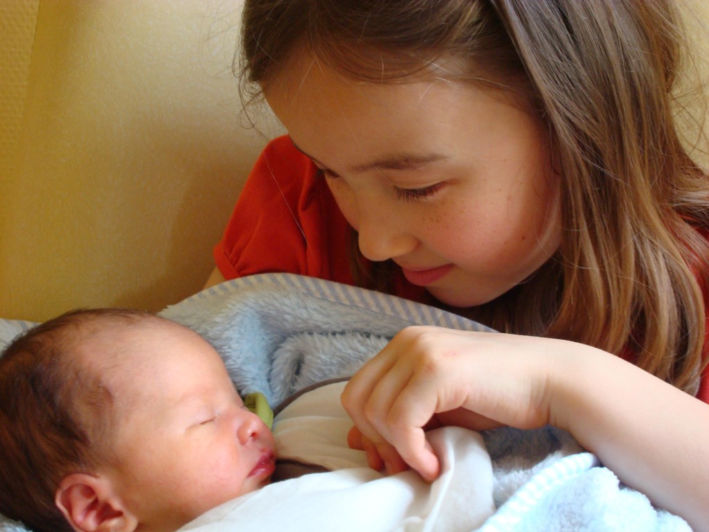 Paul petit fils de Jacky et sa soeur Alice