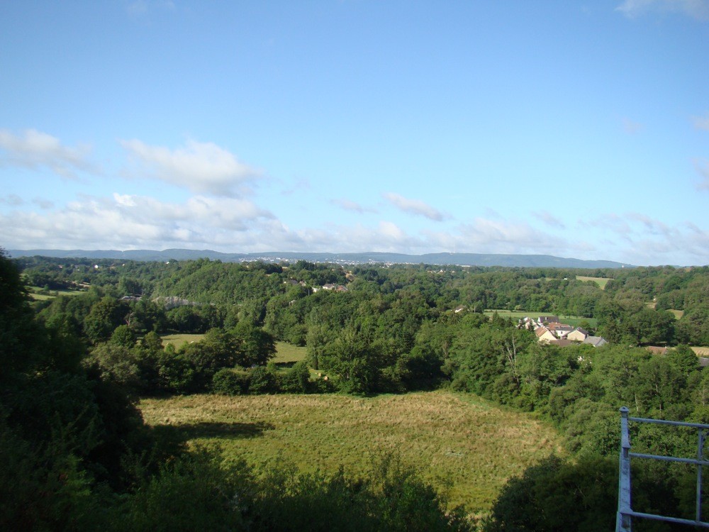 Panorama depuis l'entrée du village