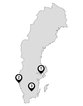 Übersichtskarte Campingplätze Schweden| BetterCamping 2026