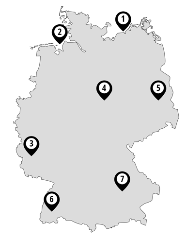 Übersichtskarte Campingplätze Deutschland | BetterCamping 2026