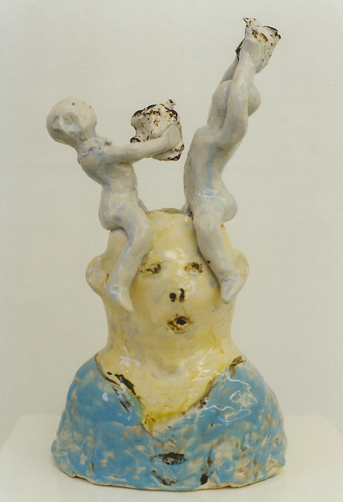 o.T. , Keramik glasiert, 1998  (29,8 x 16,2 x 12,0 cm) 