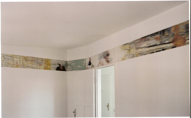 Transforming of Transmission, 2002, Bilderfries, 30 x 1600 cm