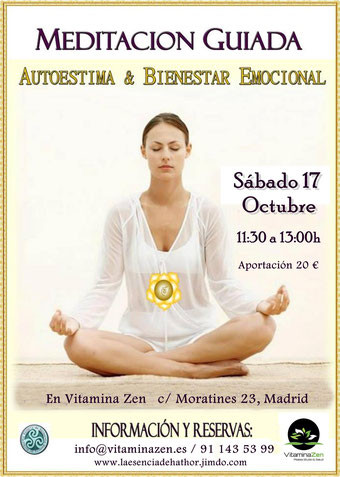 Meditación guiada, autoestima, bienestar emocional