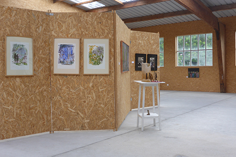 expositin à l'espace culturel de Saint Aubin