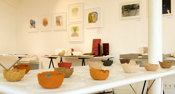 Installation de coupes-poèmes