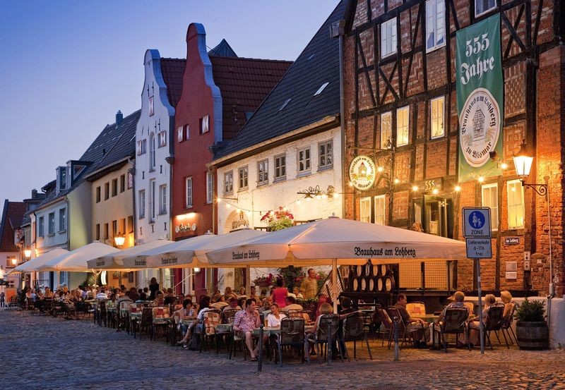 ... Abendstimmung, ...Alter Hafen und Brauhaus