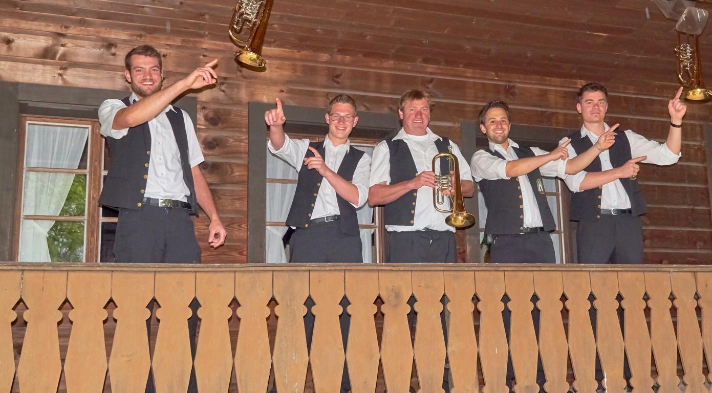 Flügelhorn: Bernd, Christian, Udo, Daniel, Philip