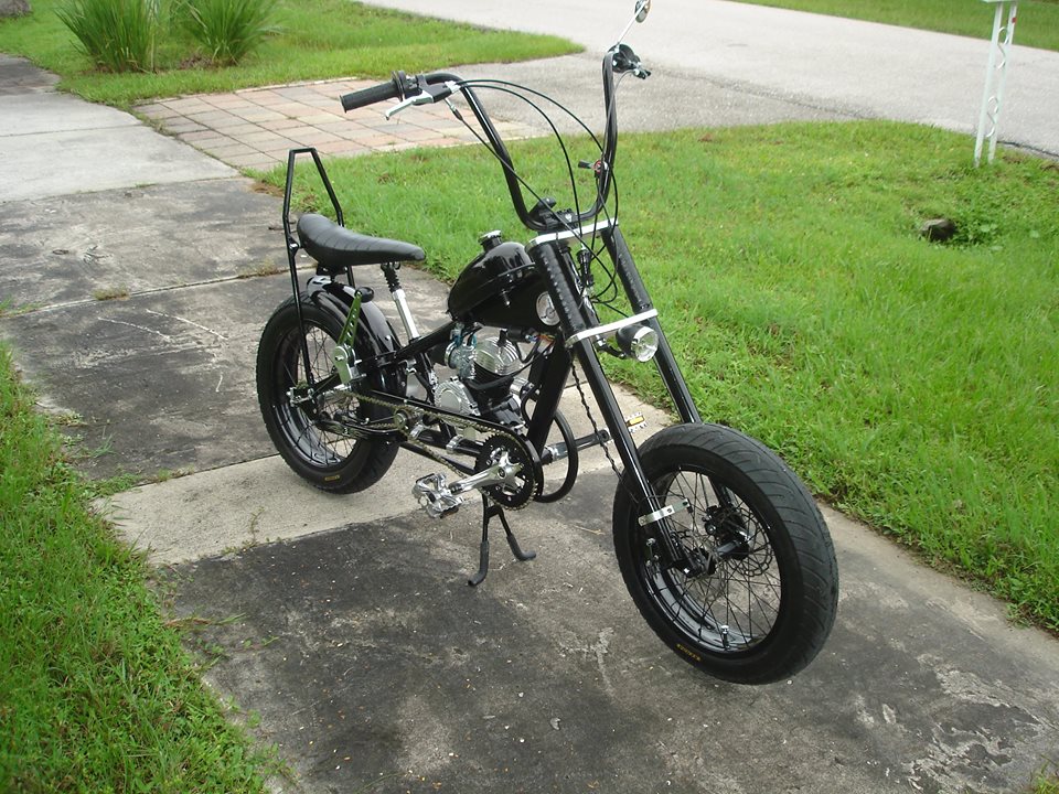 * WIDE RIDE FORKS! Fat Boy style forks PedalChopper