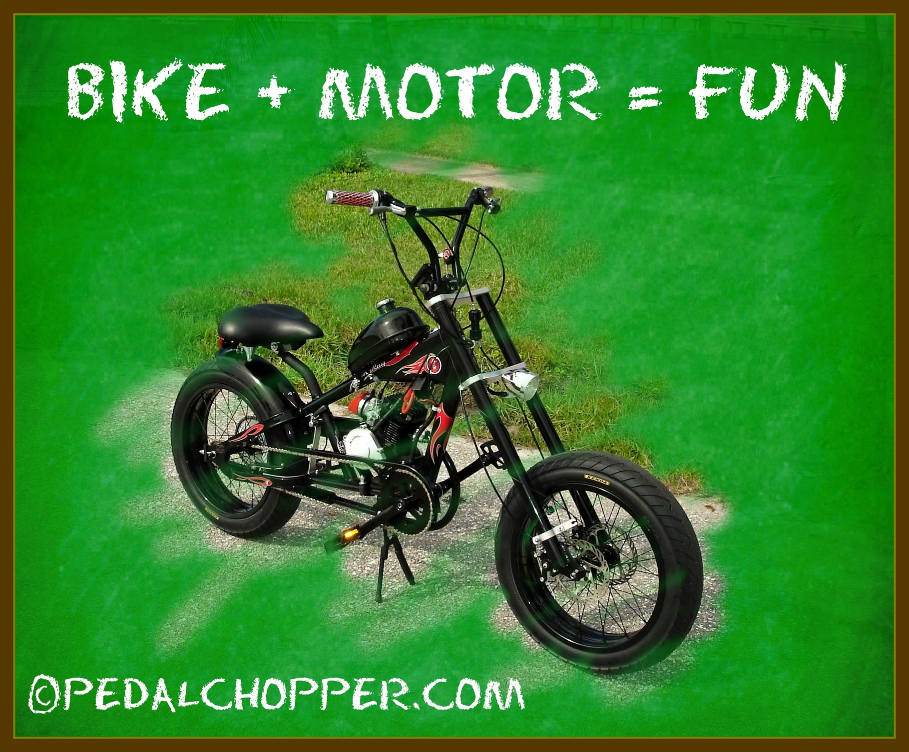 Occ chopper bicycle with motor new arrivals