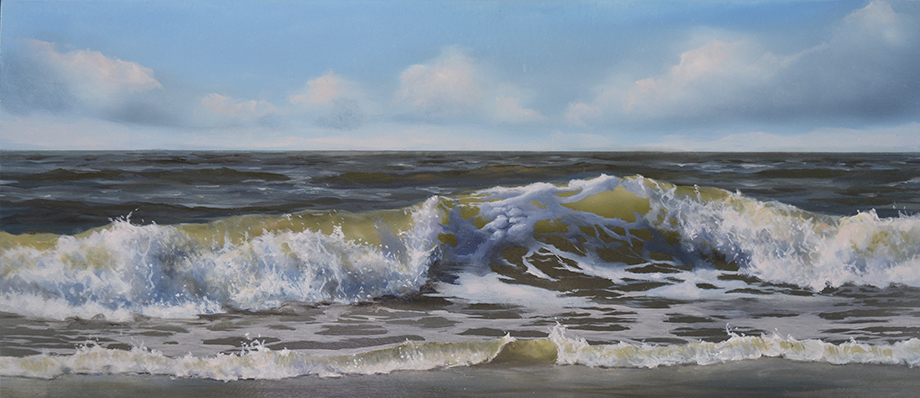 oil on panel 18 x 40 cm SOLD