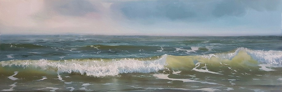 oil on panel 15 x 45 cm SOLD