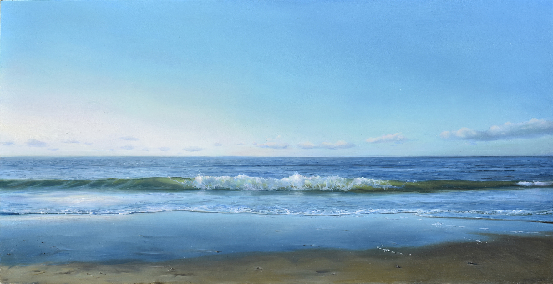 Texel Calm down - oil on panel - 60 x 120 cm SOLD