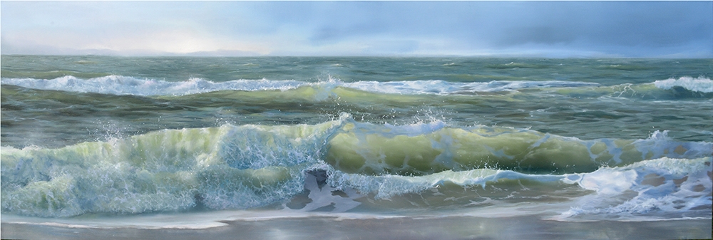 oil on panel 40 x 120 cm SOLD