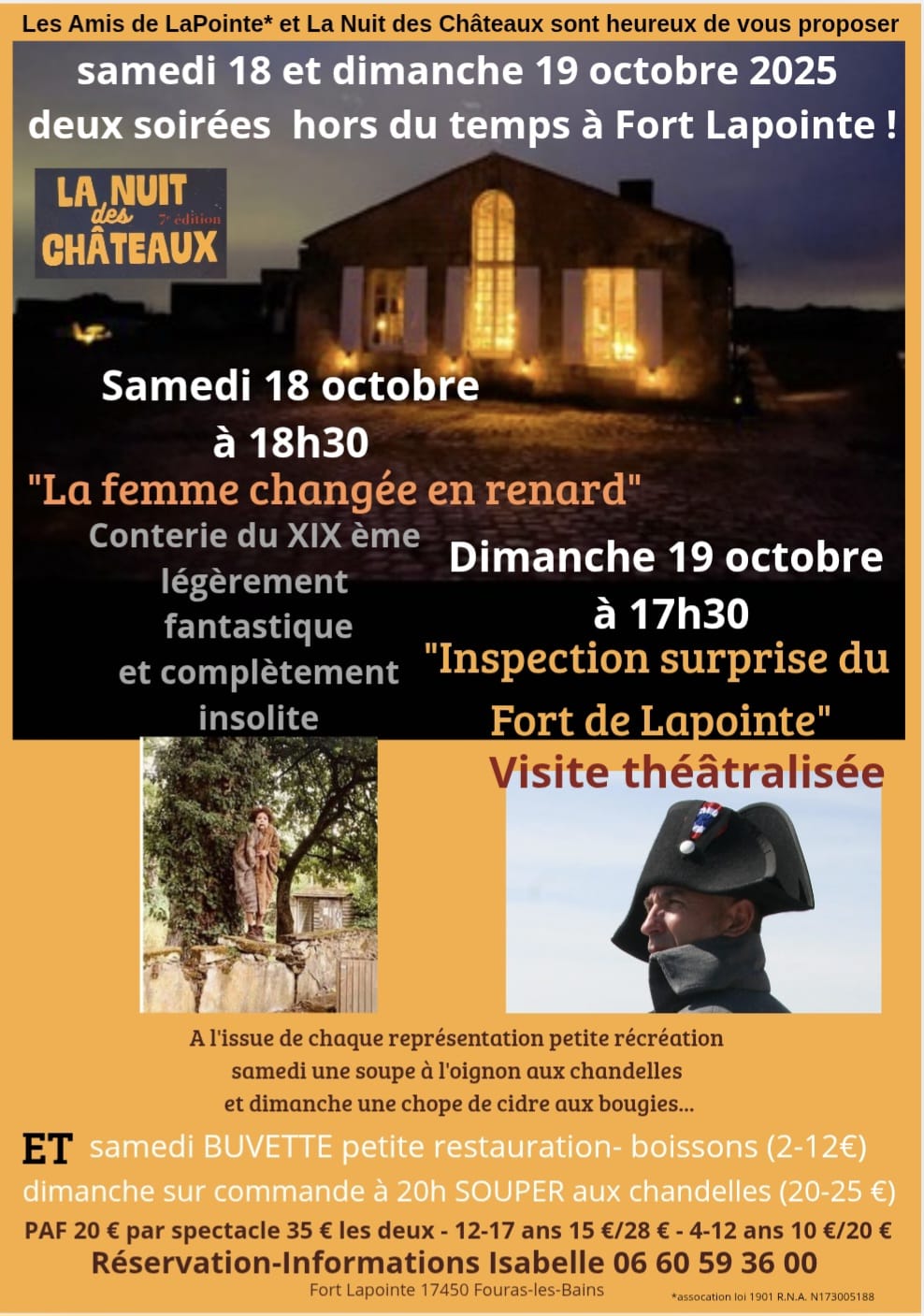 La Nuit des châteaux - 18 et 19 octobre