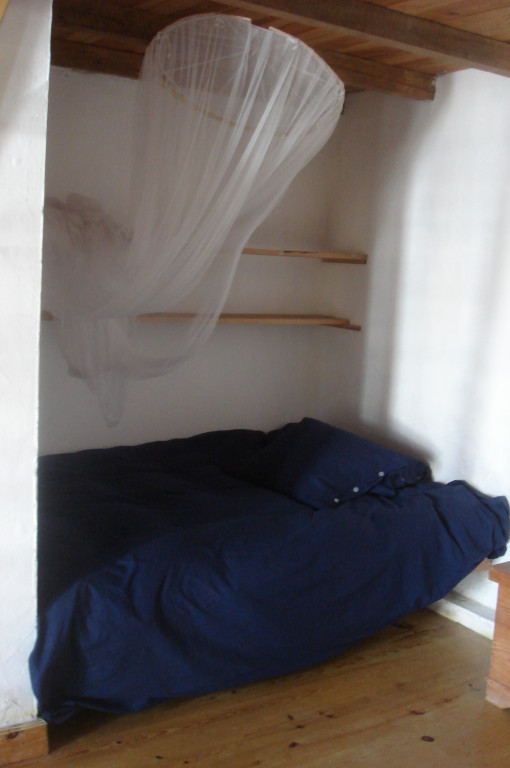 Schlafzimmer mit Doppelbettnische...