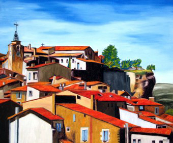 298 - Roussillon / clocher à gauche, 2003