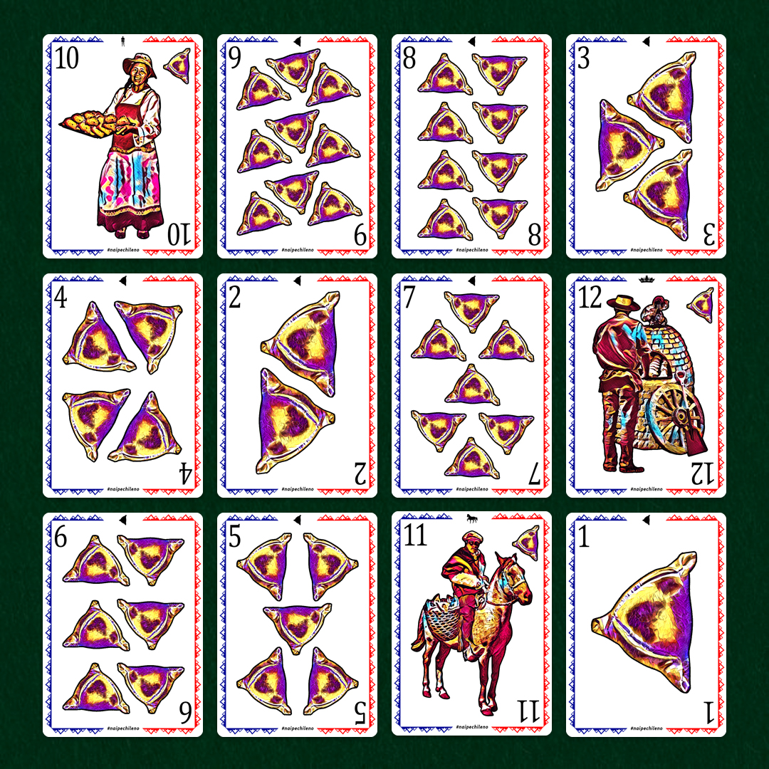 Naipe Chileno | Cartas de Empanada
