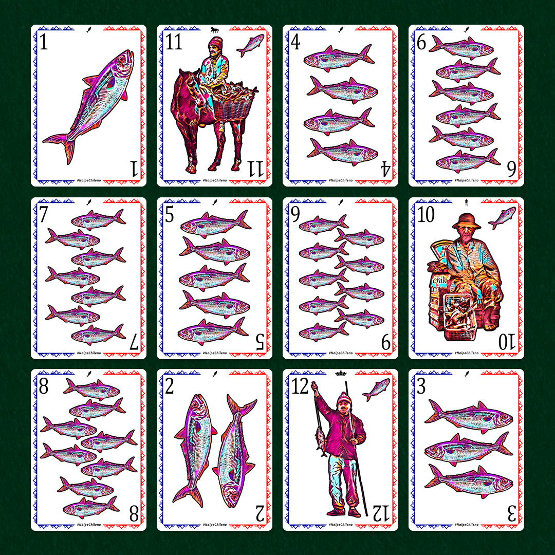 Naipe Chileno | Cartas de Jurel