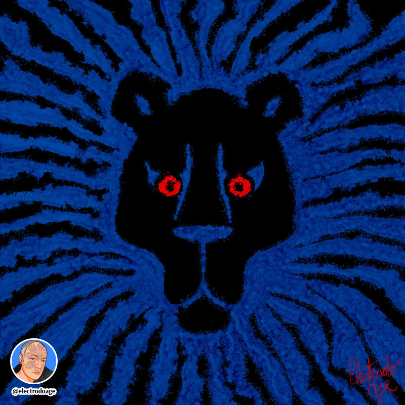 The Blue King - @electrodoage