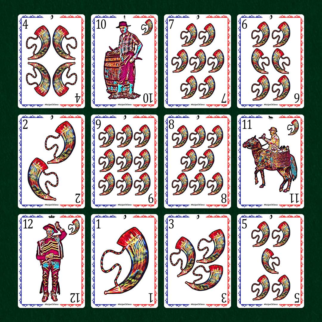Naipe Chileno | Cartas Cacho Chichero