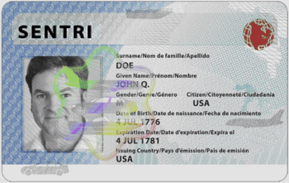 SENTRI Card
