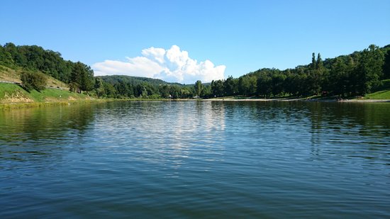 Baignade lac de Roybon
