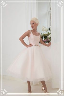 hochzeitkleid 1950s stil