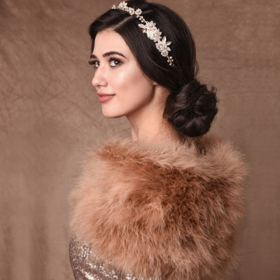 federstola hochzeit vintagestil vintage kleider retromode vintage accessoires