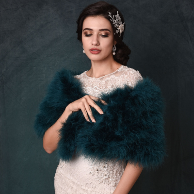 federstola hochzeit vintagestil vintage kleider retromode vintage accessoires