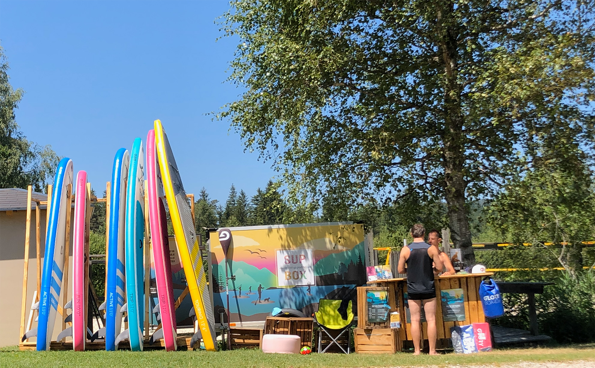 sup box Stand up paddle verleih, SUP verkauf, sup kurse, Sup touren