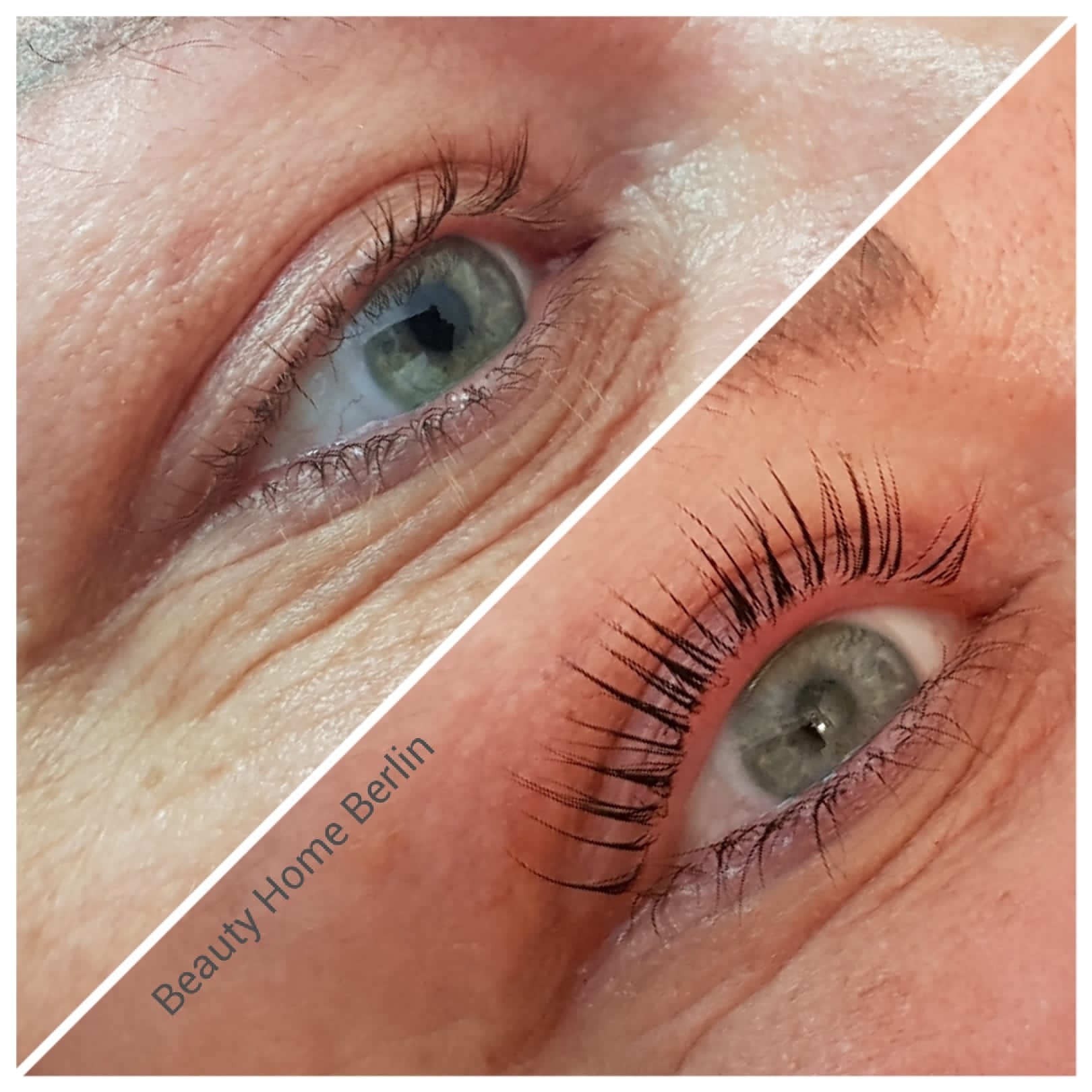 Wimpernlifting vor und nach der Behandlung! Wimpernverlängerung / Wimpernverdichtung vor und