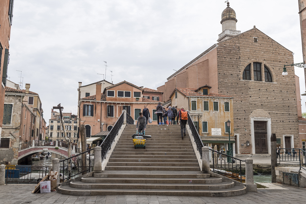 Barbed Circle in Venedig mit Harry Schaffer und Dieter Küng