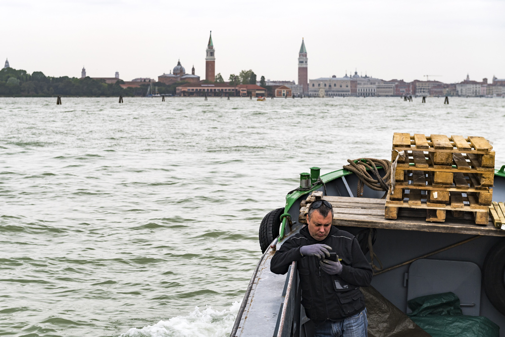 Barbed Circle in Venedig mit Harry Schaffer und Dieter Küng