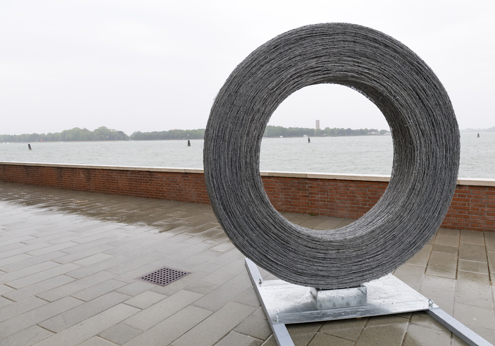 Barbed Circle in Venedig mit Harry Schaffer und Dieter Küng