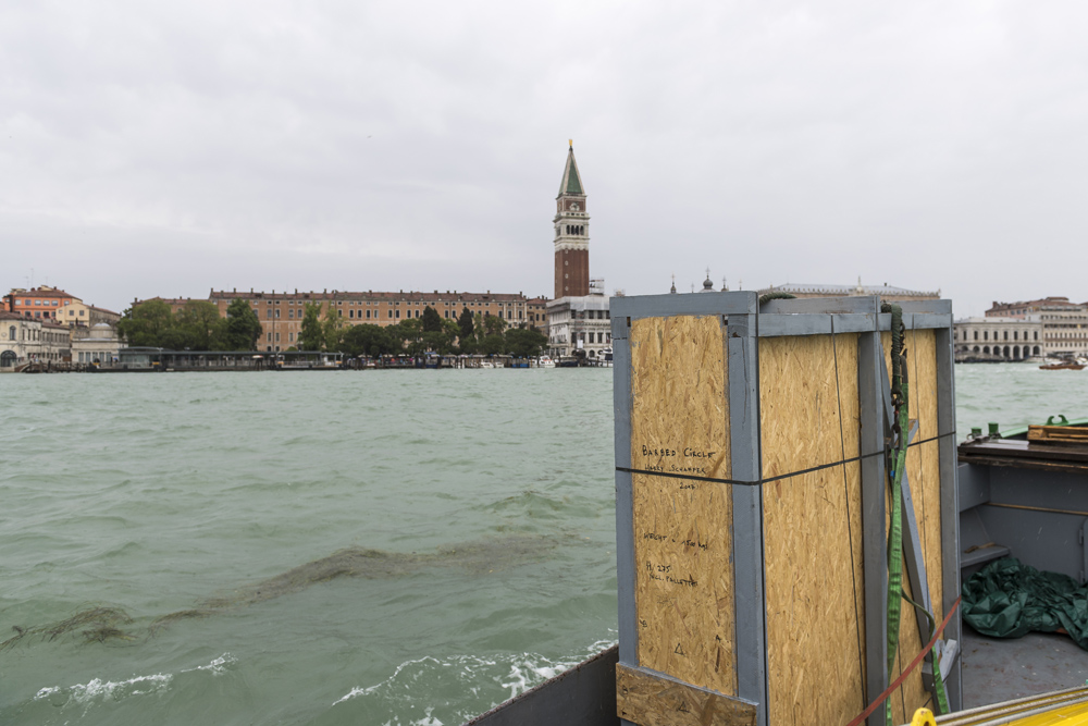 Barbed Circle in Venedig mit Harry Schaffer und Dieter Küng