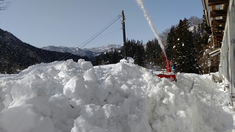 やまさぁーべ周辺の今年の積雪は