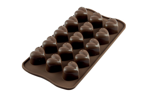 stampo per cioccolatini a cuoricini