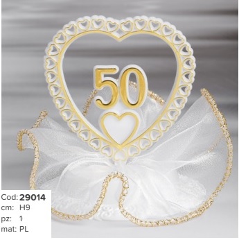 centro torta 50° anniversario € 7,50