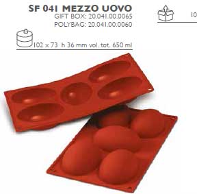 stampo uovo in silicone 