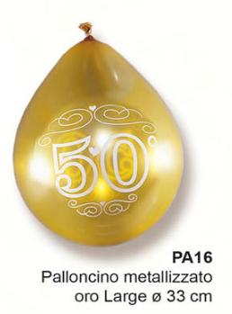 palloncini 50° anniversario  argento 16 pezzi € 4,50 momentaneamente non disponibile 