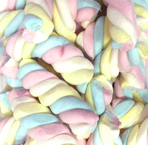 buste da 1kg di Marshmallow multicolor per spiedini colorati € 10,00