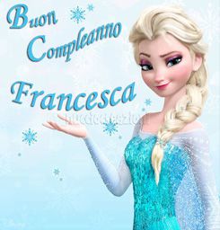 Elsa Frozen su fogli di pasta di zucchero o cialda (ostia)