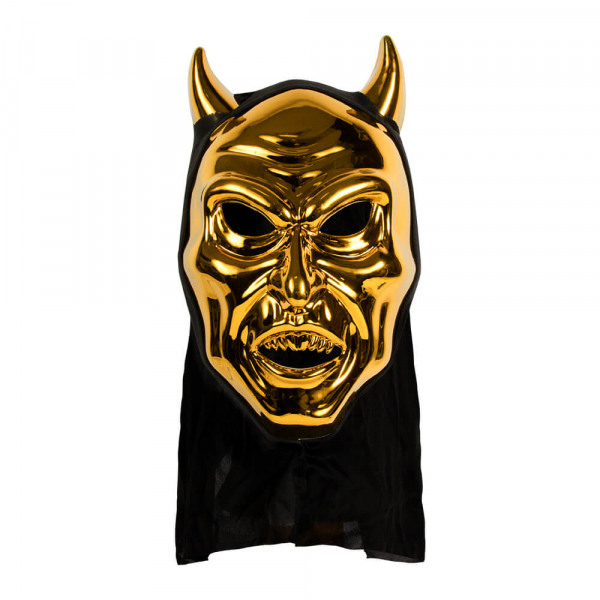 Maschera di carnevale oro horror € 8,00