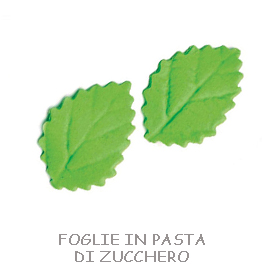 FOGLIE IN PASTA DI ZUCCHERO € 2,50 13 PEZZI