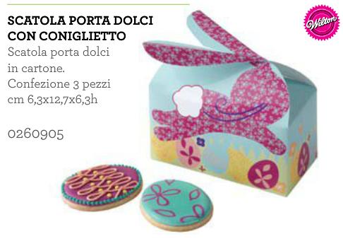 scatola per dolci coniglio