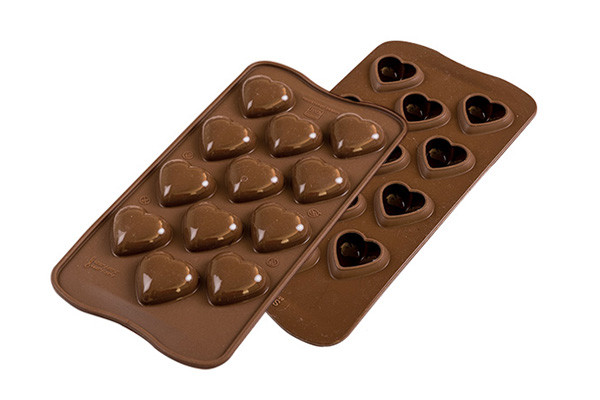 stampo cuoricini in 3D per cioccolatini